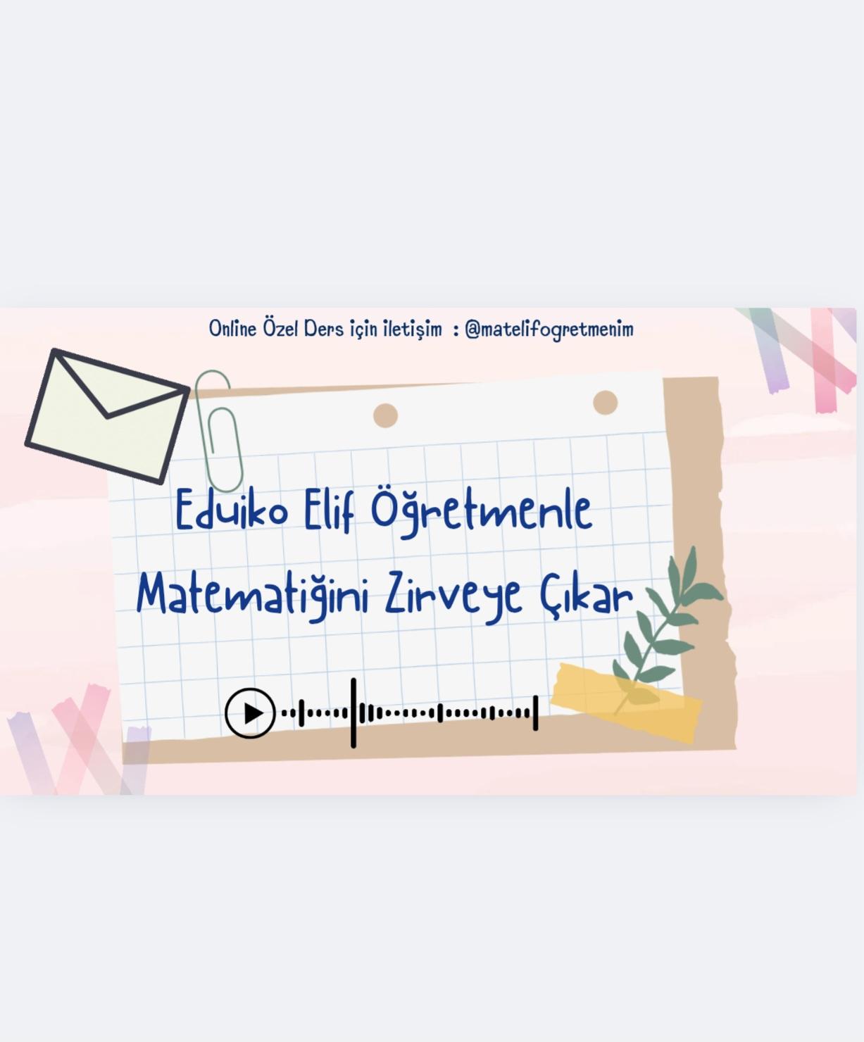 Elif Öğretmen Özel Ders