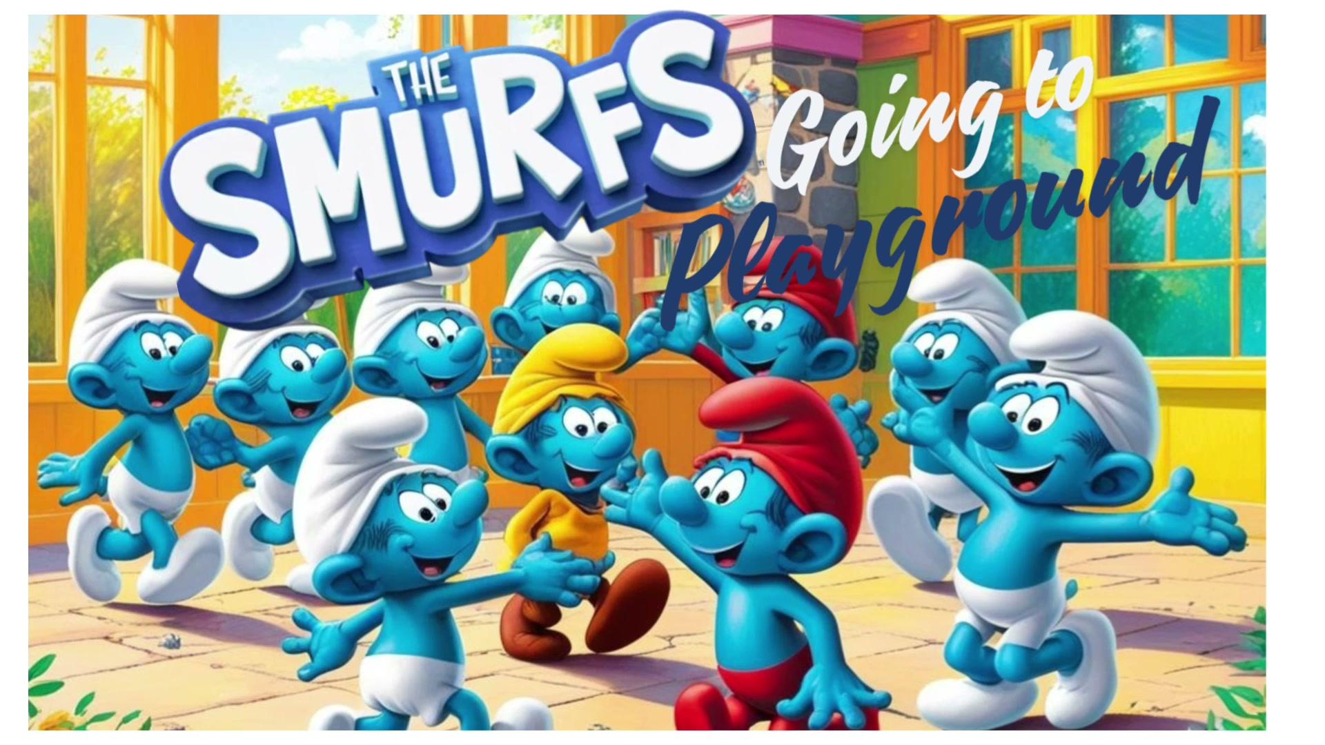 The smurfs- Preposition of place