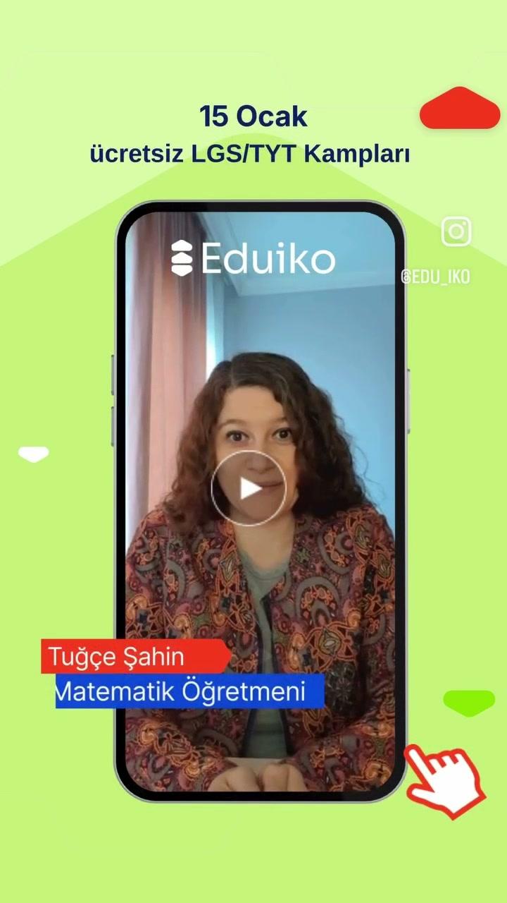 Saat 19'da LGS matematik canlı dersine bekliyorum:)