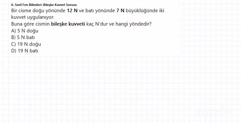 Bileşke Kuvvet