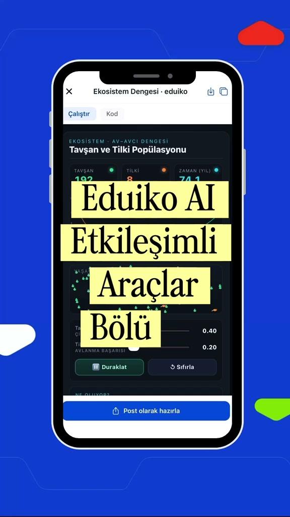 Etkileşimli Araçlar- Ekosistem dengesi
