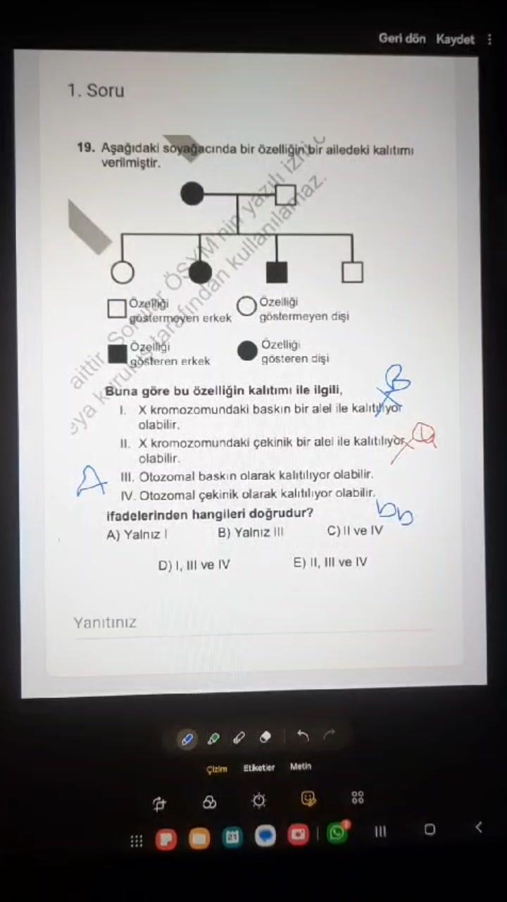 ÖSYM SORDU YİNE SORAR KALITIM