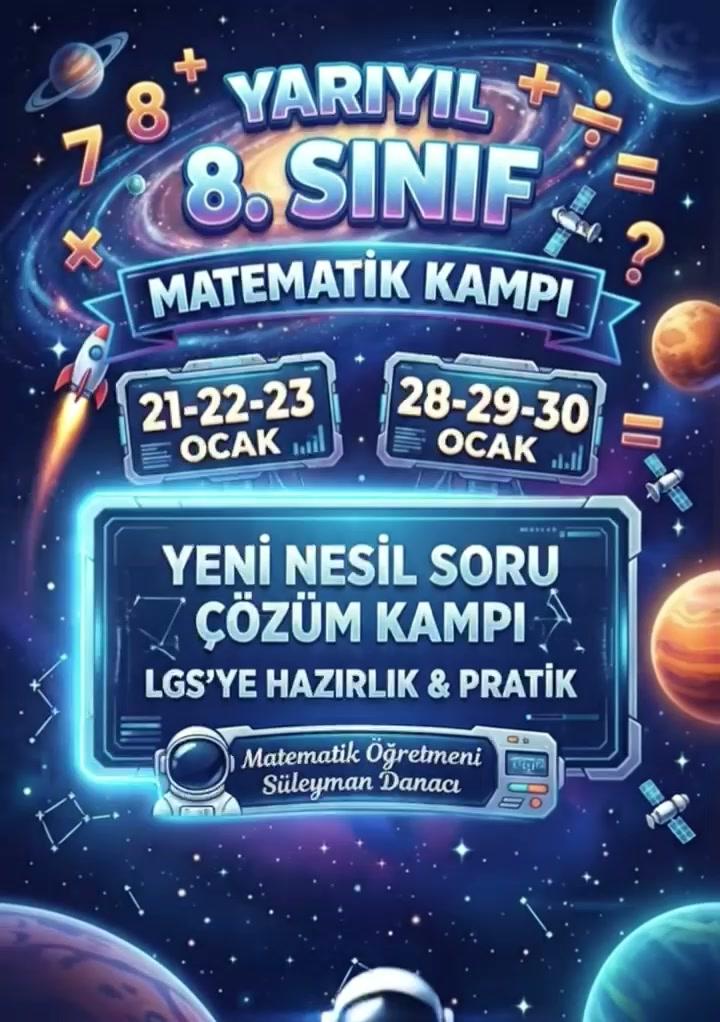 LGS TAYFA! BU ARA TATİLDE MATEMATİK KABUSUN BİTİYOR