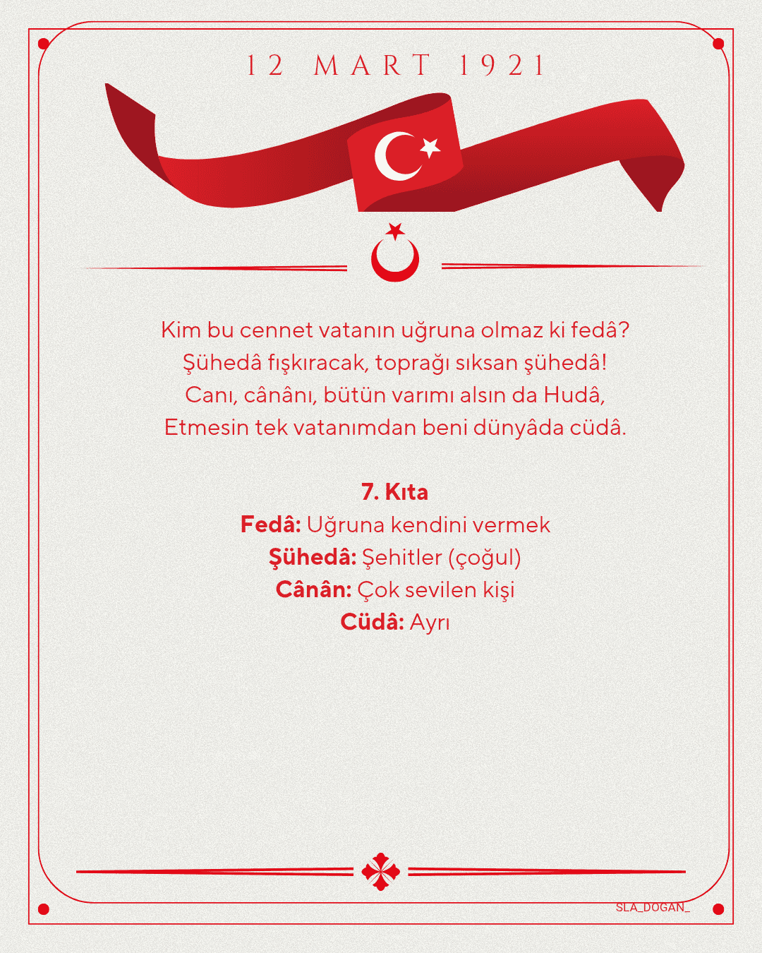 Bej ve Kırmızı Sade İstiklal Marşı'nın Kabulü Instagram Gönderisi_20260312_032035_0007