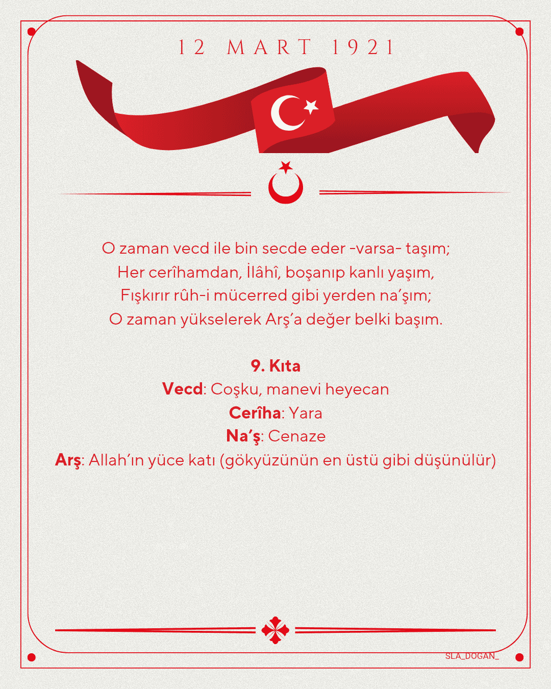 Bej ve Kırmızı Sade İstiklal Marşı'nın Kabulü Instagram Gönderisi_20260312_032035_0009
